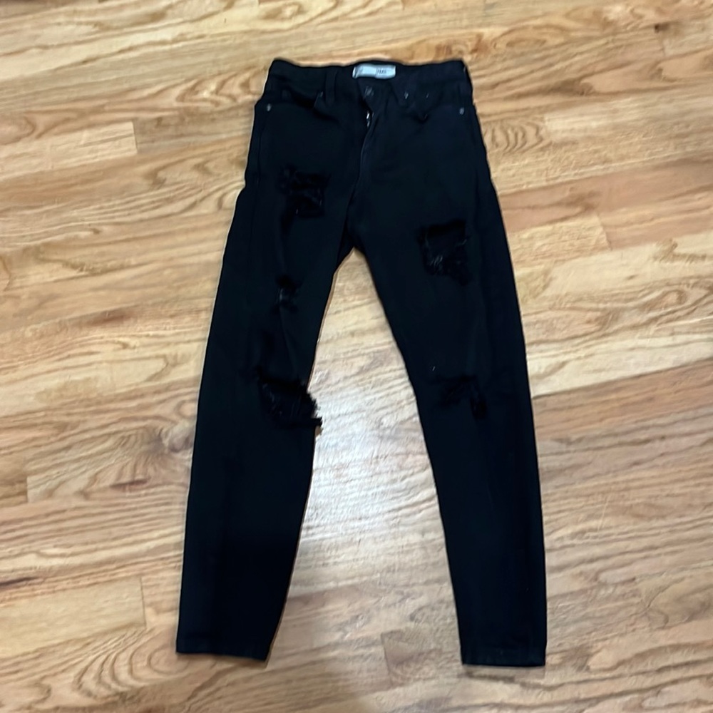 Top shop Moto/petite JAMIE  black pants/jeans